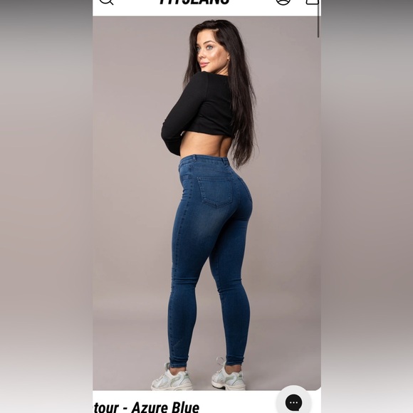 Fit jeans Contour V2 high waisted fit jeans size X-Small - Picture 2 of 5